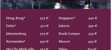 BONS PLANS AVEC QATAR AIRWAYS